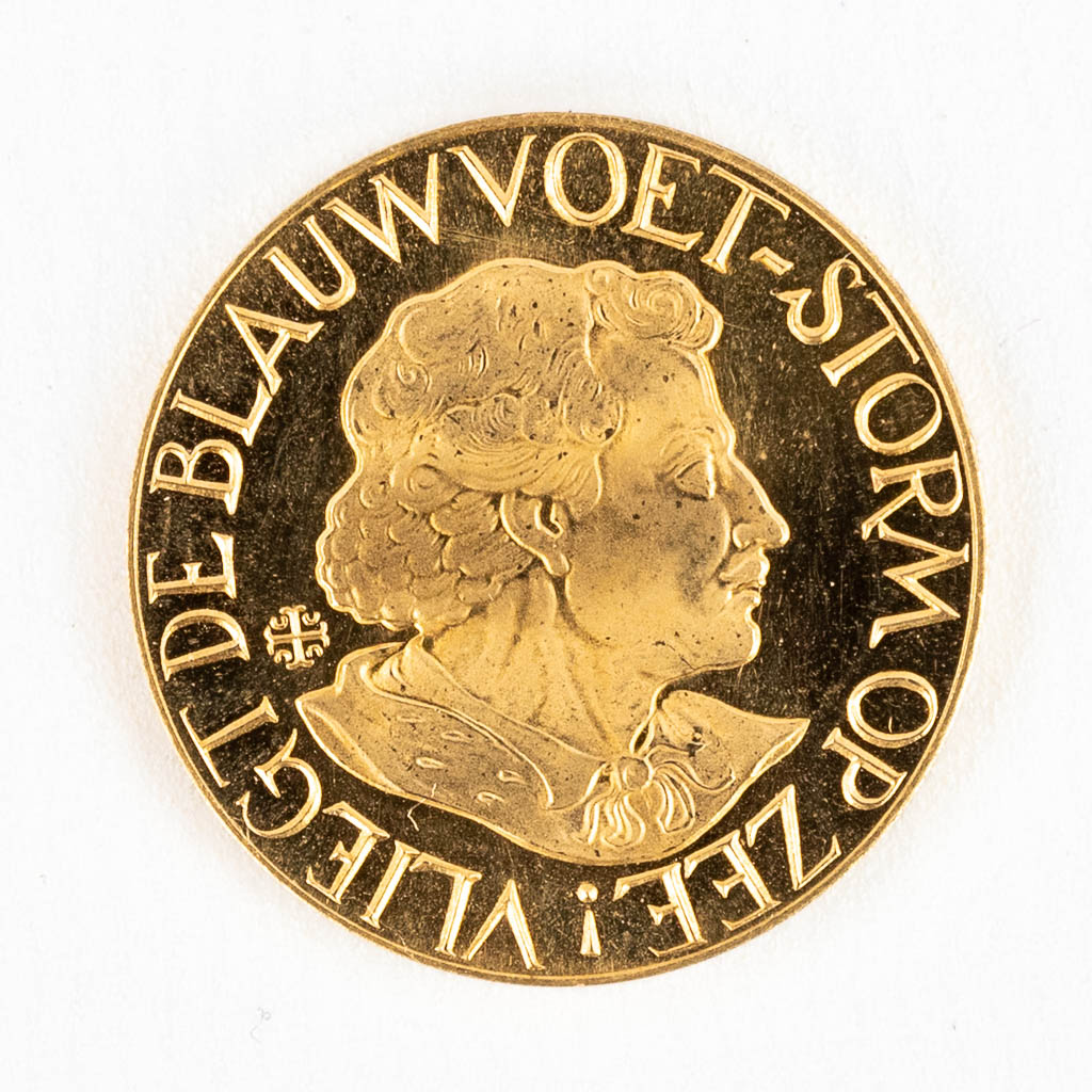 Een gouden munt Albrecht Rodenbach - Vliegt De Blauwvoet, Storm op zee 1880-1980