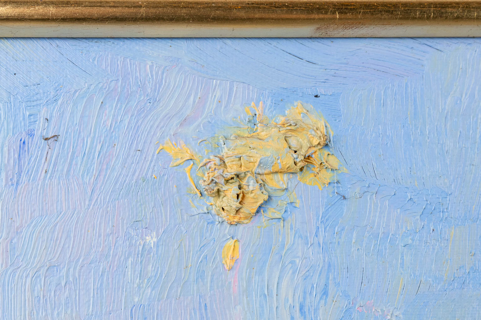 Valery KONEVIN (1952) 'WE' een schilderij, olie op doek. 1999. (70 x 60 cm)