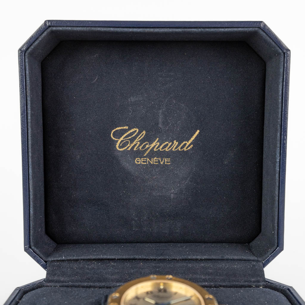 Chopard Saint Moritz, een herenpolshorloge, 18kt goud en staal. Doos en papieren. Model 8300. (W:3,7 cm)