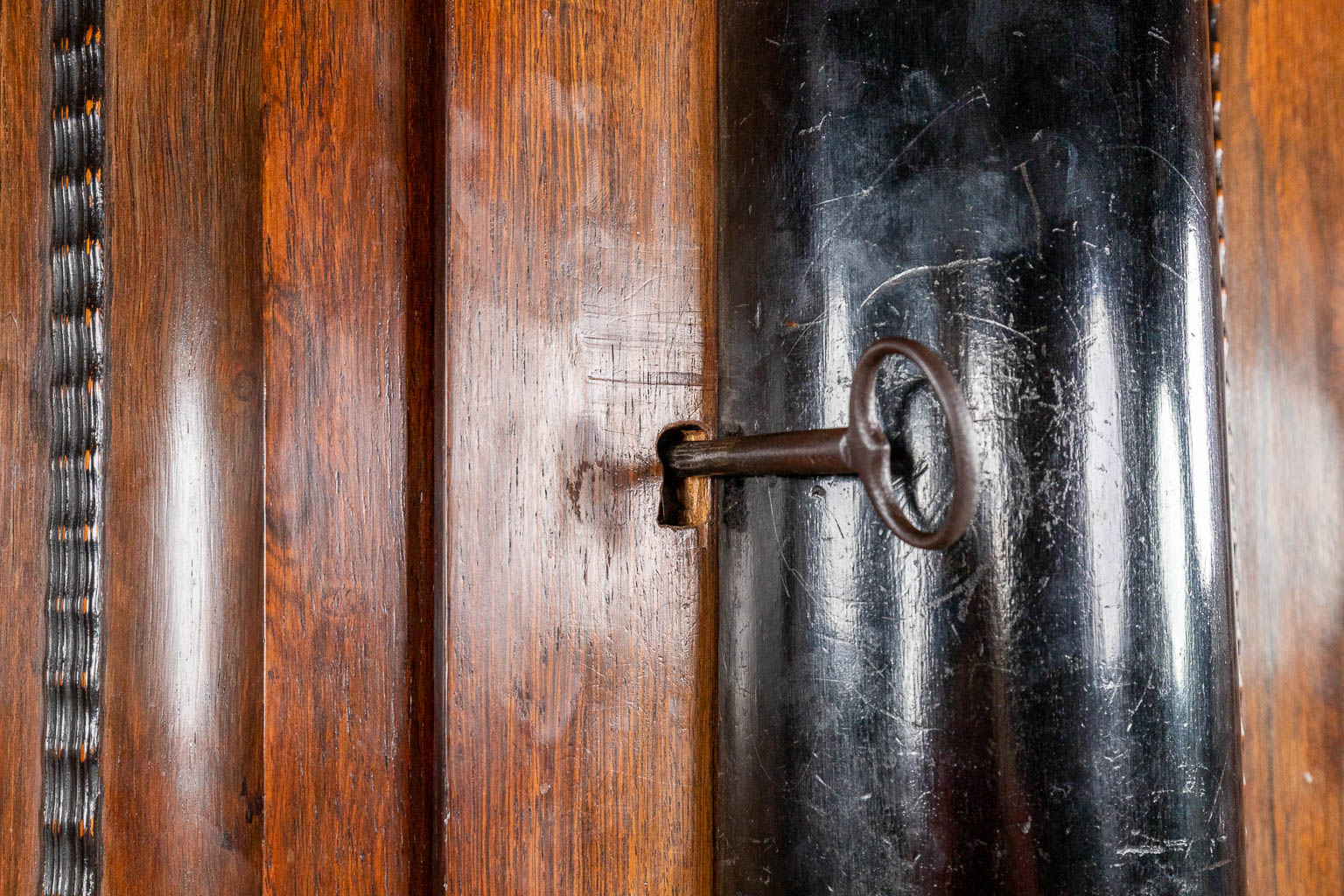 An antique Dutch two door 