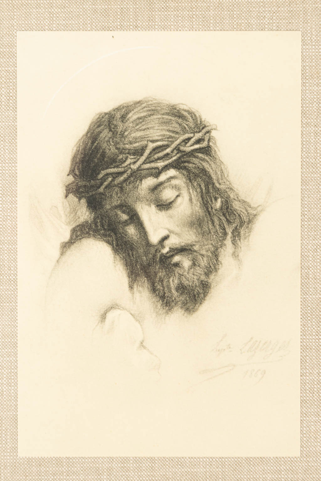 Hippolyte LAZERGES (1817-1887) a 14 piece station of the cross, 