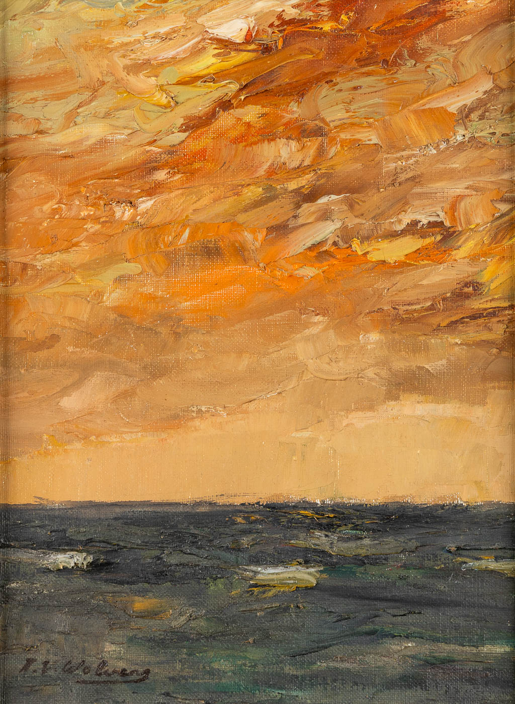Henri Victor WOLVENS (1896-1977) 'Ocean view' (W:30 x H40 cm)