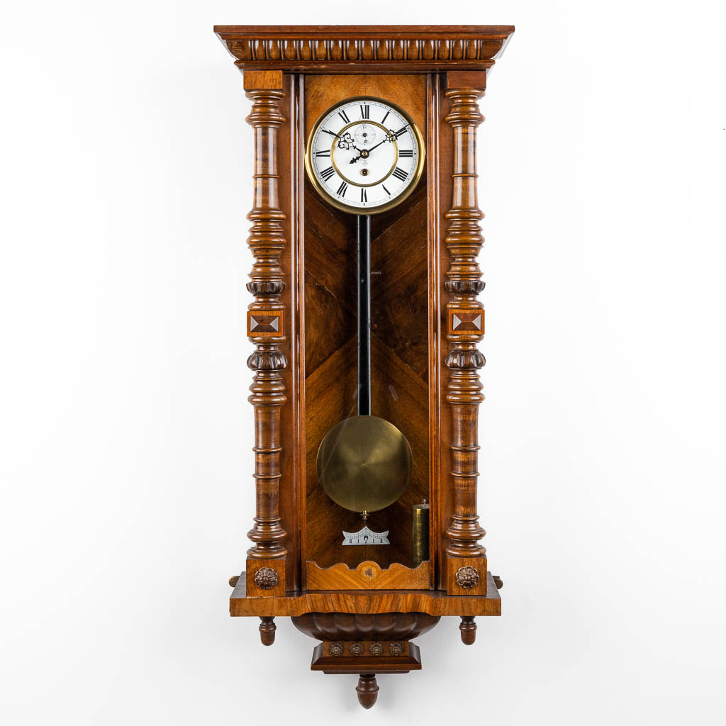  A Vienna regulator clock. Circa 1900.