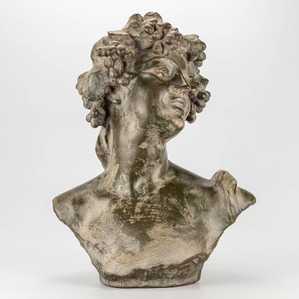 Jef LAMBEAUX (1852-1908) a bust made of plaster
