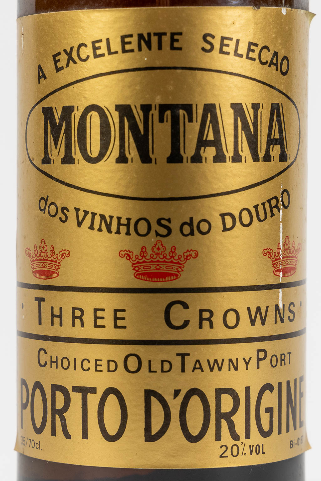 Port Montana, Fine Tawny, Three crowns, Choised old Tawny Port, 12 flessen.