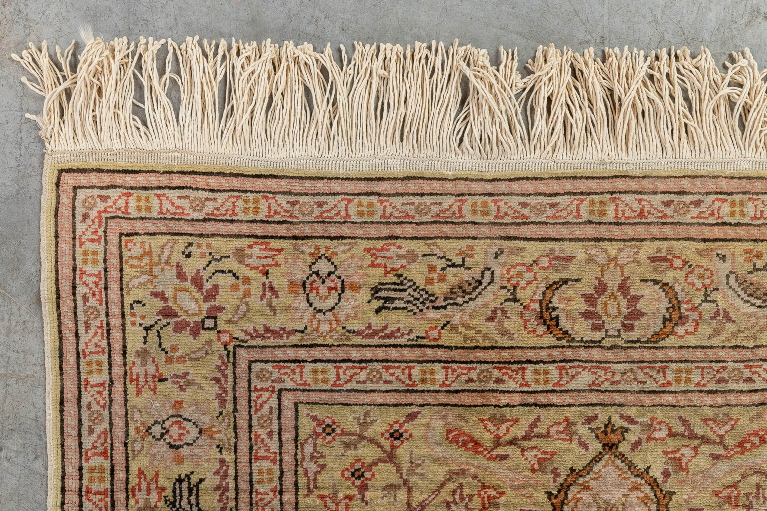 Twee Oosterse handgeknoopte tapijten, Kayseri & Keshan. (D:151 x W:104 cm)