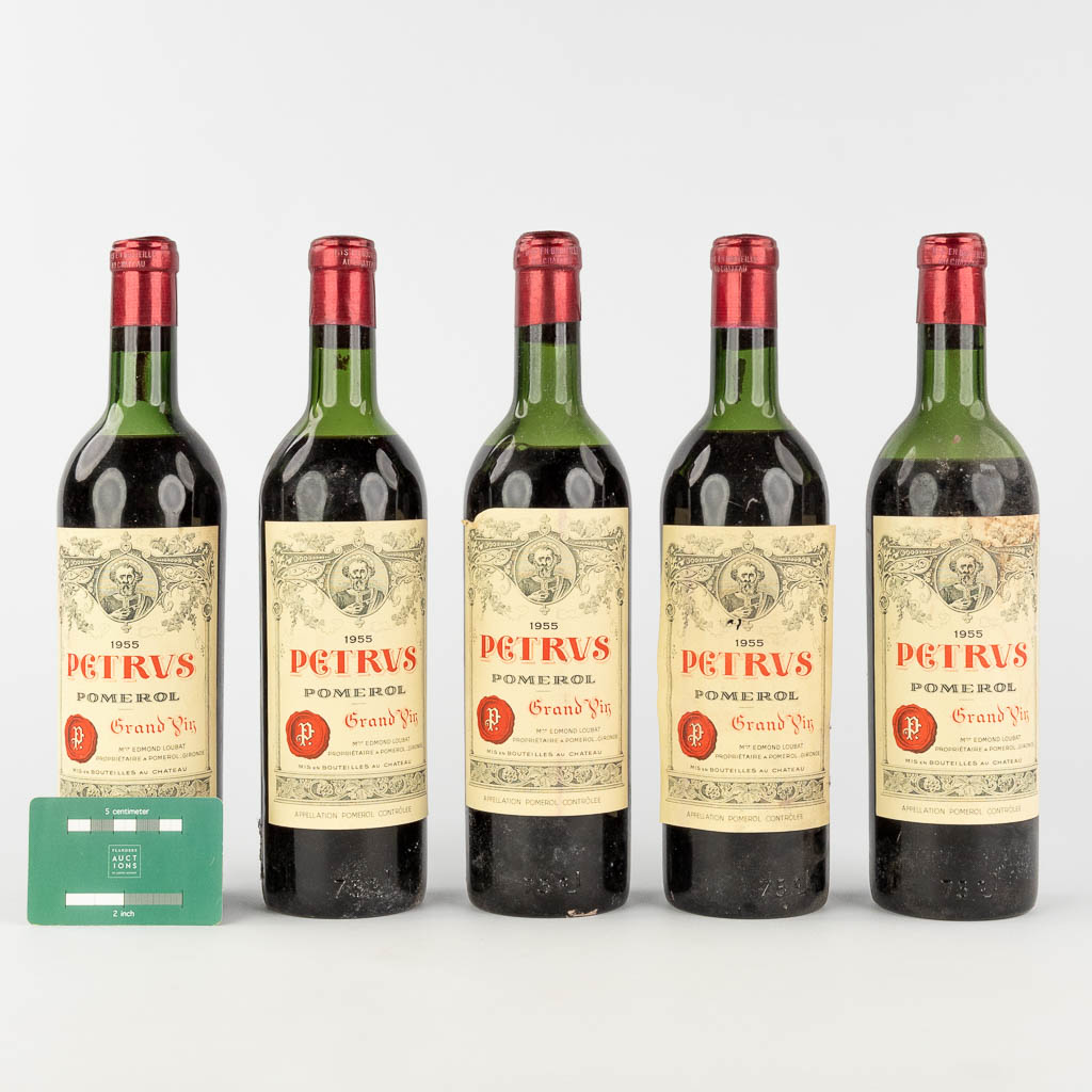 Château Petrus, 1955, 5 flessen