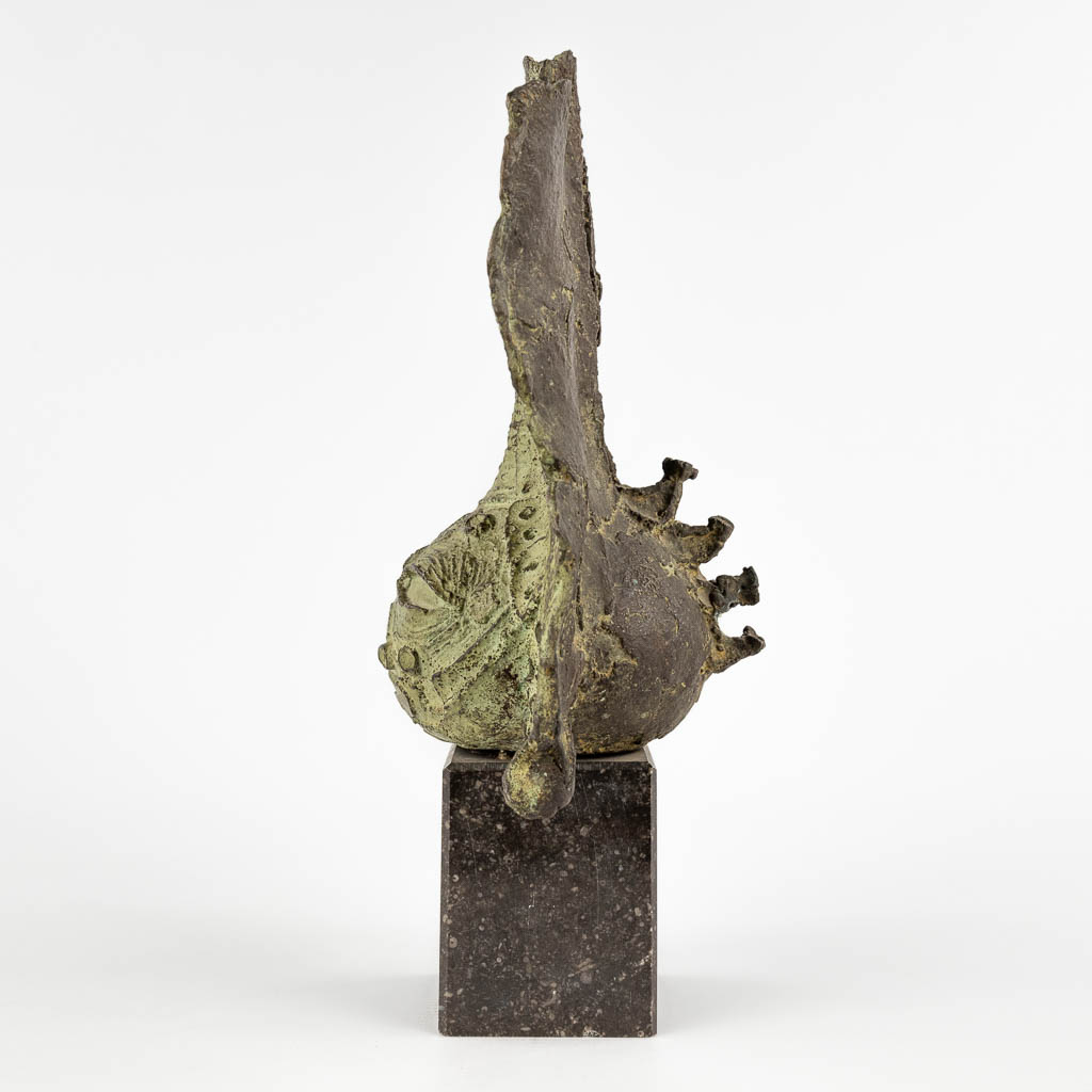 Jef VAN TUERENHOUT (1926-2006) 'Sculptuur' brons (D:13 x W:20 x H:32 cm)