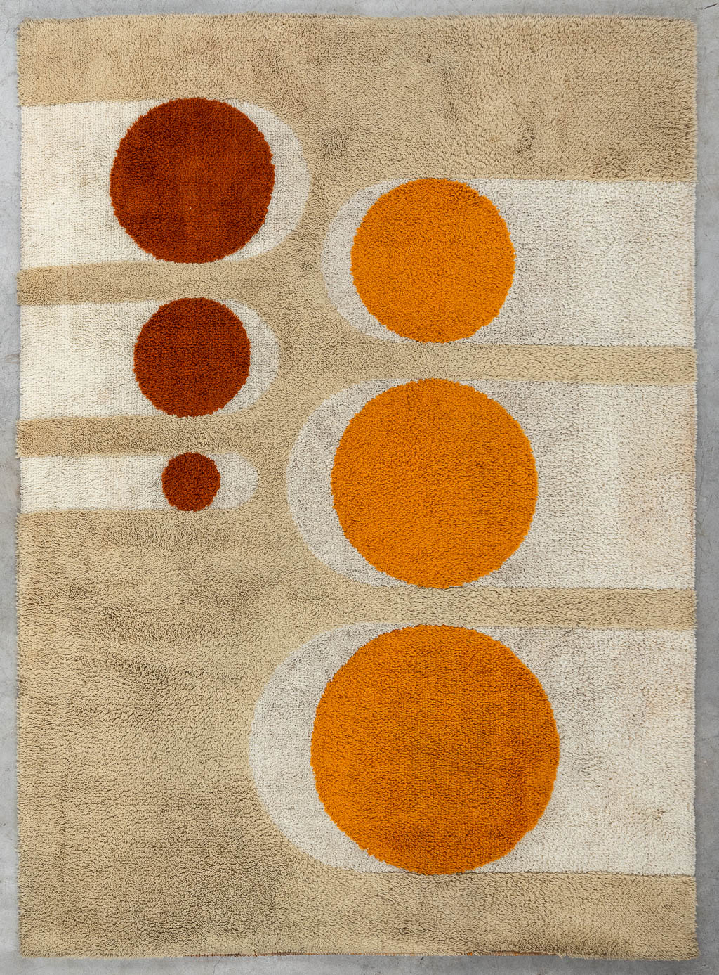 Verner PANTON (1926-1998)(attr.) 'Carpet' Circa 1970. (D:200 x W:280 cm)